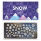 Snow 05 ✦ Nail Stamping Plate
