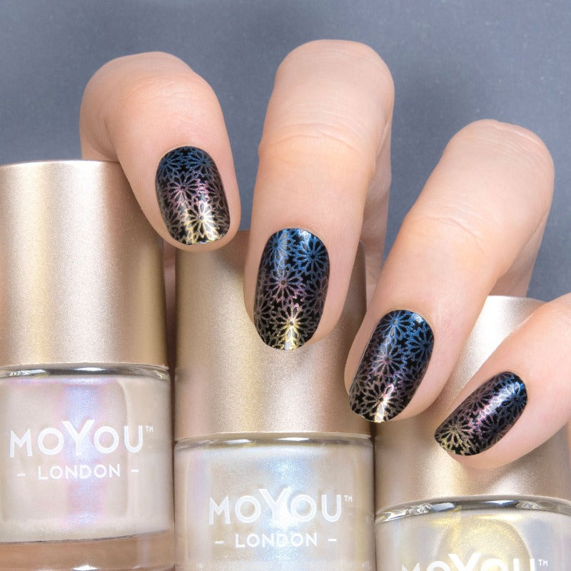 Snow 07 ✦ Nail Stamping Plate