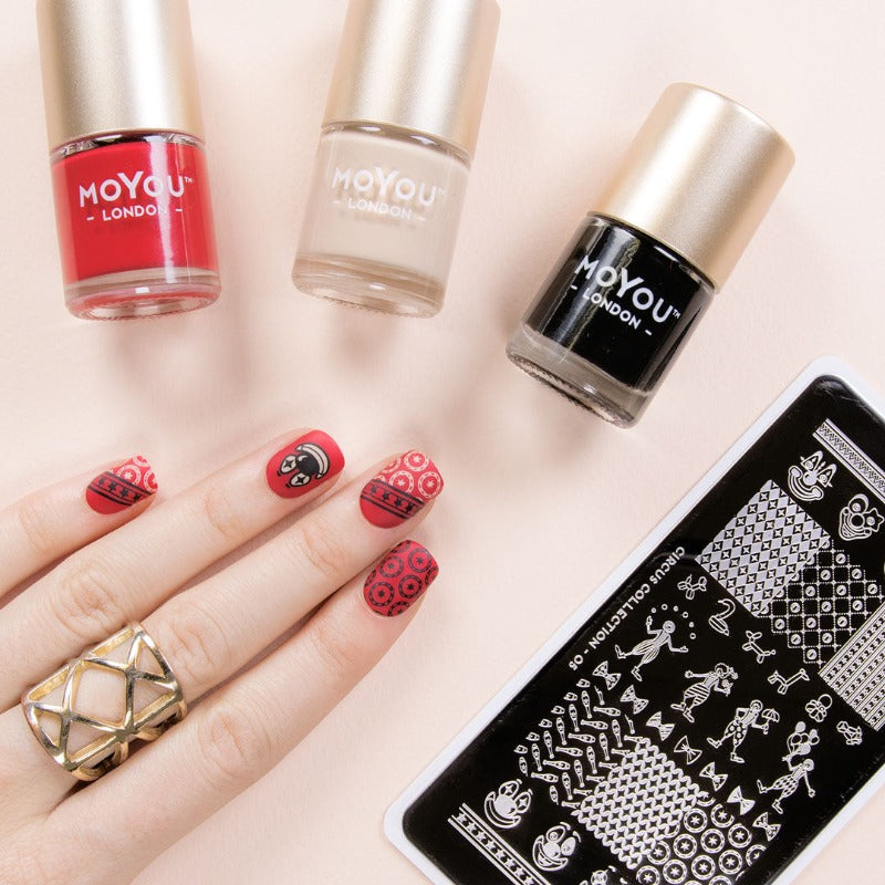 Circus 05 ✦ Nail Stamping Plate