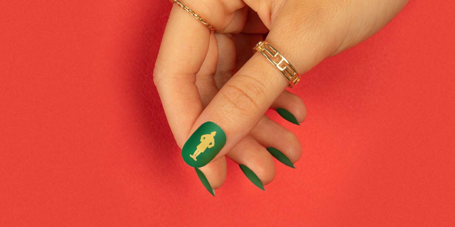 Elf Movie Christmas Manicure