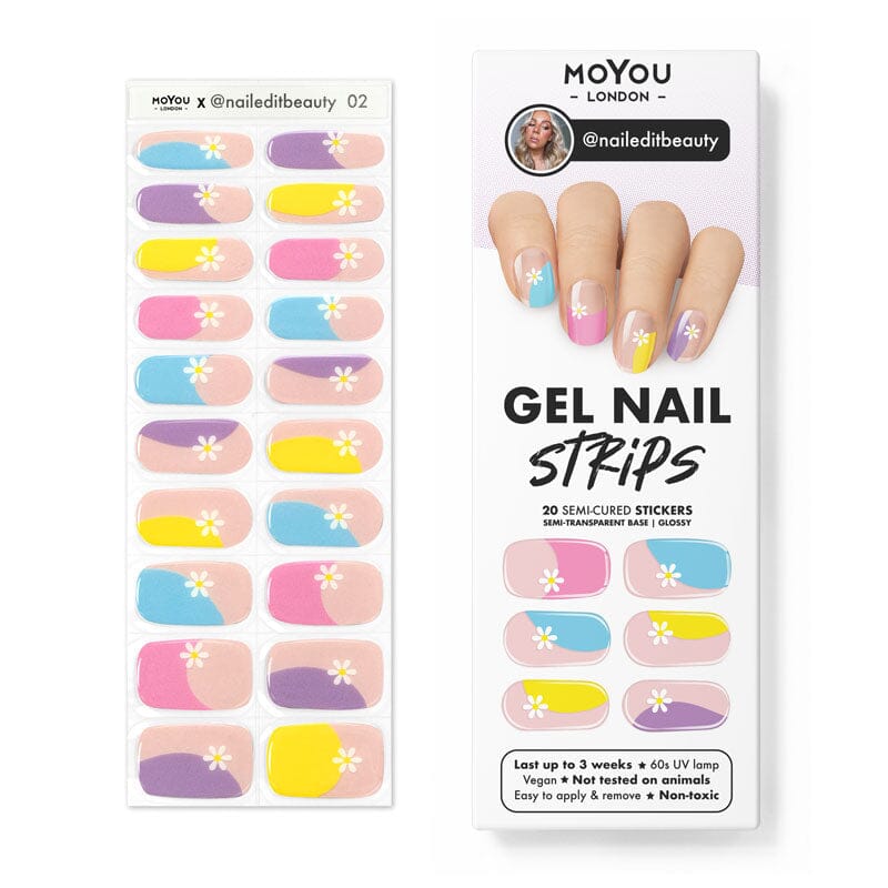 Gel Nail Strip ★ @naileditbeauty 02 Gel Nail Strips MoYou London 