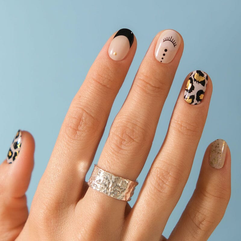 Gel Nail Strip ★ @universenails18 02 Gel Nail Wraps MoYou London 