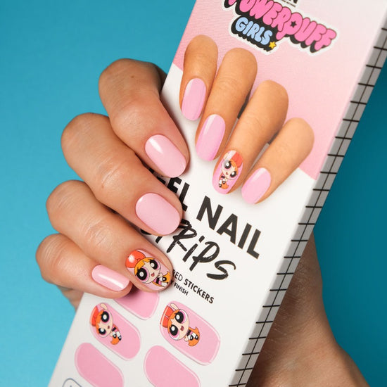 Gel Nail Strip ★ Powerpuff Girls Gel Nail Wraps MoYou London 