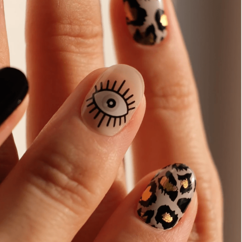 Gel Nail Strip ★ @universenails18 02 Gel Nail Wraps MoYou London 
