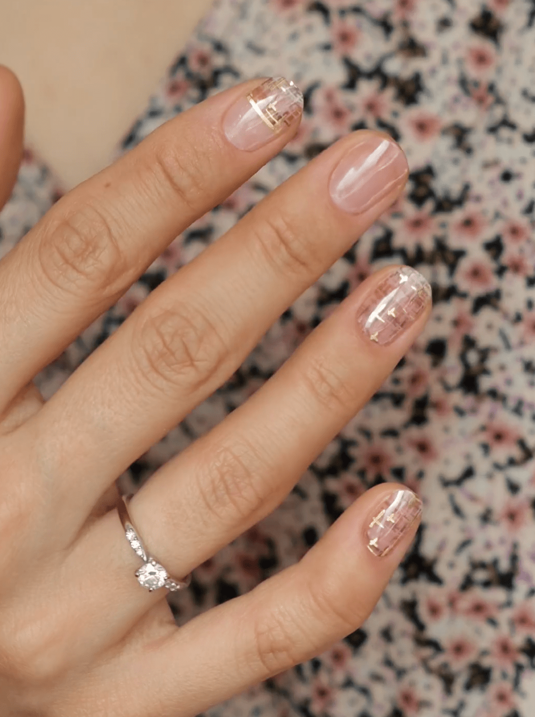 Gel Nail Strip ★ Tweed Gel Nail Wraps MoYou London 