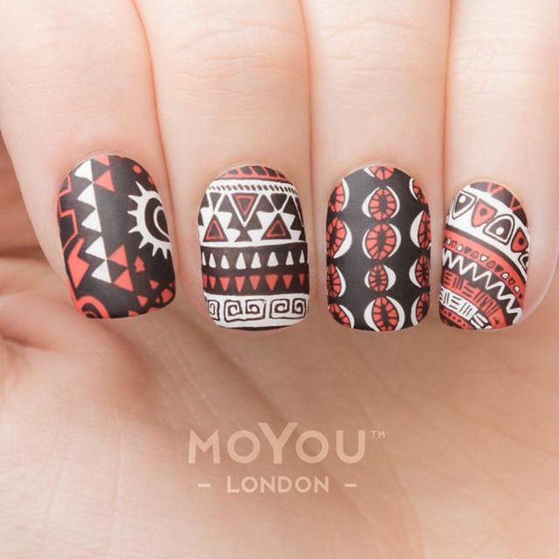 Africa 07-Stamping Nail Art Stencils-[stencil]-[manicure]-[image-plate]-MoYou London