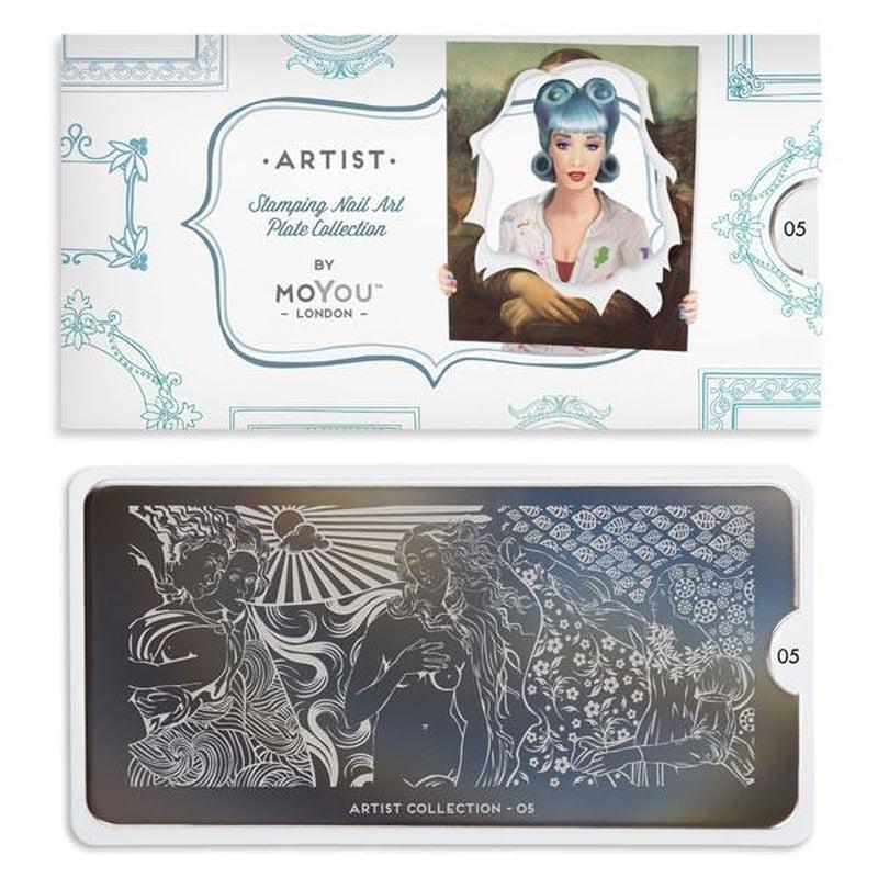 Artist 05-Stamping Nail Art Stencils-[stencil]-[manicure]-[image-plate]-MoYou London