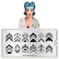 Artist 09-Stamping Nail Art Stencils-[stencil]-[manicure]-[image-plate]-MoYou London