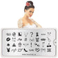 Bridal 02-Nail Art Stencils-[stencil]-[manicure]-[image-plate]-MoYou London