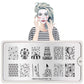 Circus 02-Nail Art Stencils-[stencil]-[manicure]-[image-plate]-MoYou London