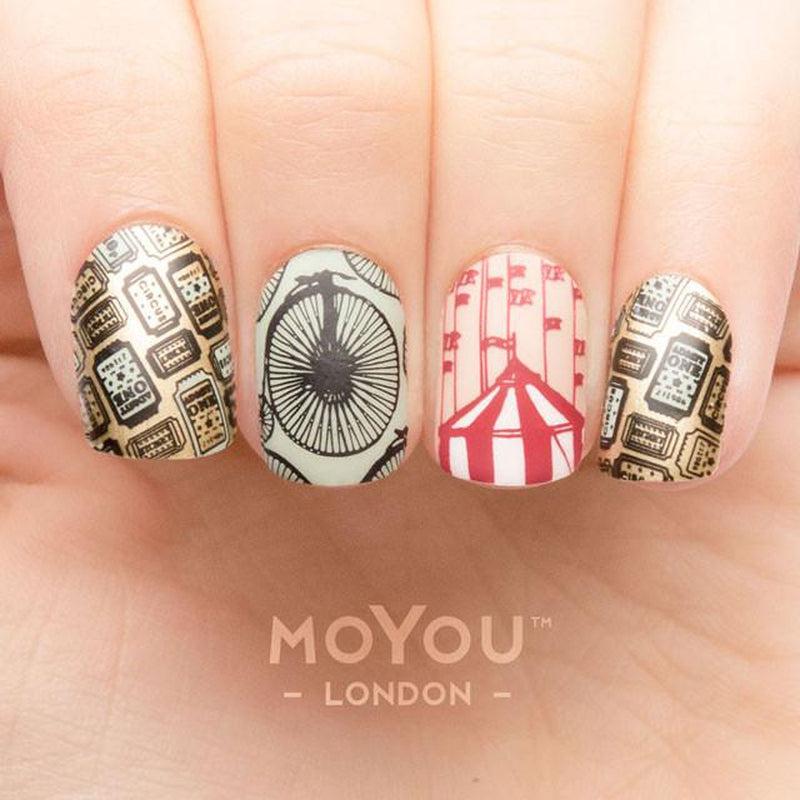 Circus 03-Nail Art Stencils-[stencil]-[manicure]-[image-plate]-MoYou London