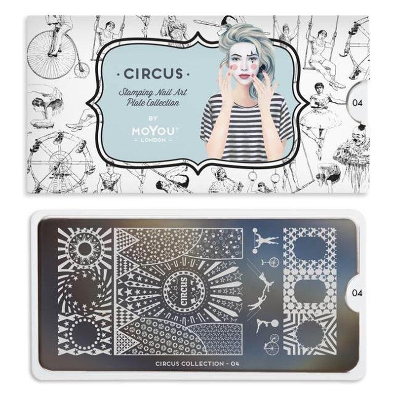 Circus 04-Nail Art Stencils-[stencil]-[manicure]-[image-plate]-MoYou London