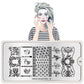 Circus 06-Stamping Nail Art Stencil-[stencil]-[manicure]-[image-plate]-MoYou London