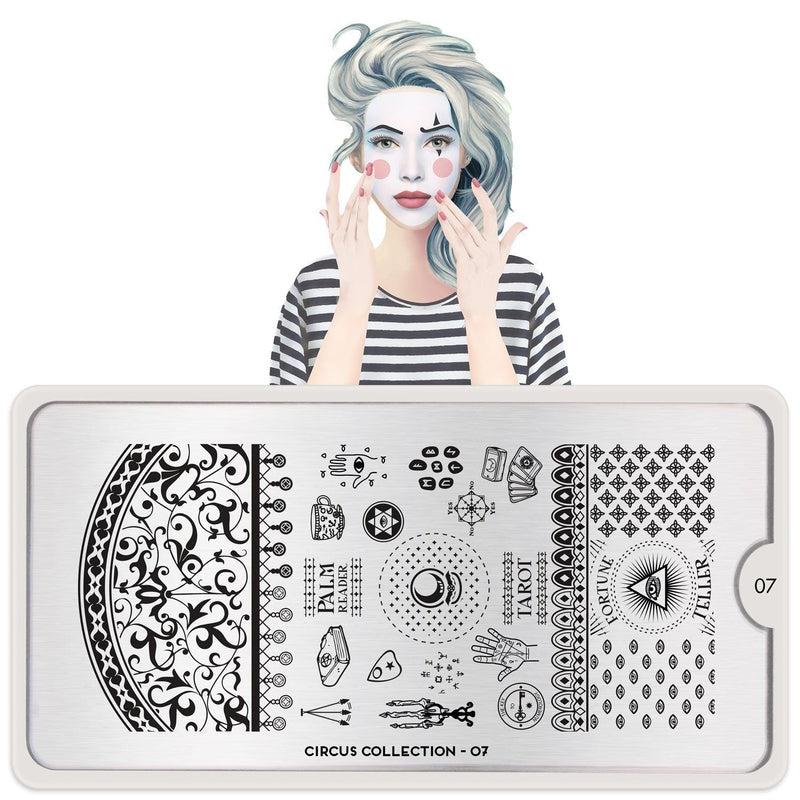 Circus 07-Stamping Nail Art Stencil-[stencil]-[manicure]-[image-plate]-MoYou London
