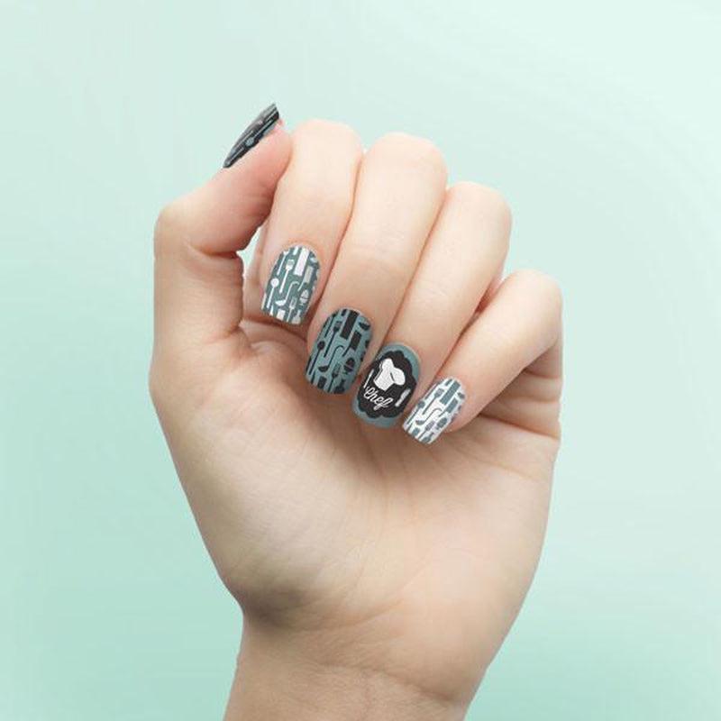 Cook Book 01-Stamping Nail Art Stencil-[stencil]-[manicure]-[image-plate]-MoYou London