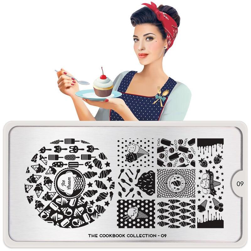 Cook Book 09-Stamping Nail Art Stencil-[stencil]-[manicure]-[image-plate]-MoYou London