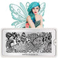 Fairytale 07-Stamping Nail Art Stencil-[stencil]-[manicure]-[image-plate]-MoYou London