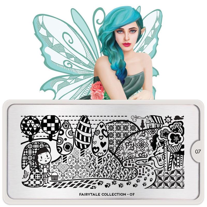Fairytale 07-Stamping Nail Art Stencil-[stencil]-[manicure]-[image-plate]-MoYou London