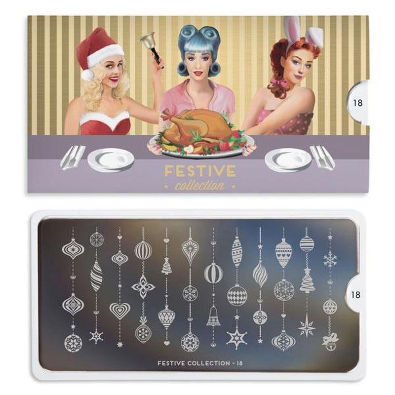 Festive 18-Stamping Nail Art Stencil-[stencil]-[manicure]-[image-plate]-MoYou London