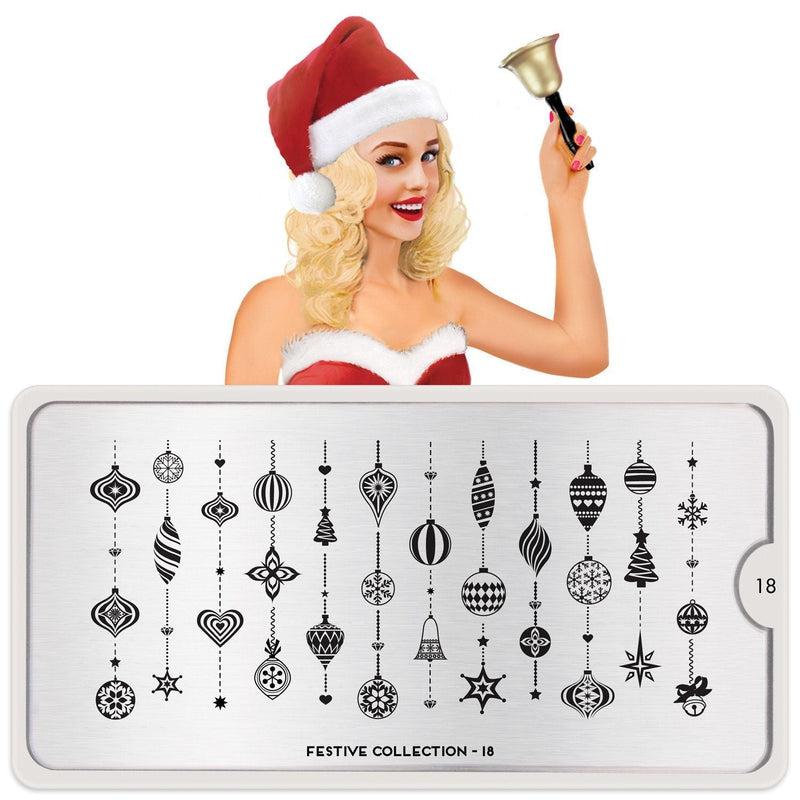 Festive 18-Stamping Nail Art Stencil-[stencil]-[manicure]-[image-plate]-MoYou London