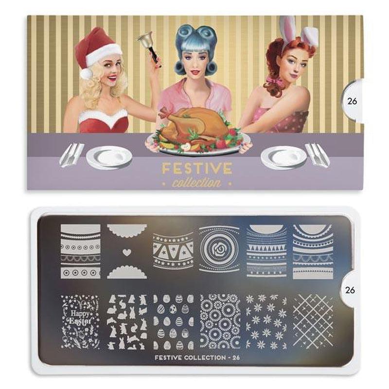 Festive 26-Stamping Nail Art Stencil-[stencil]-[manicure]-[image-plate]-MoYou London
