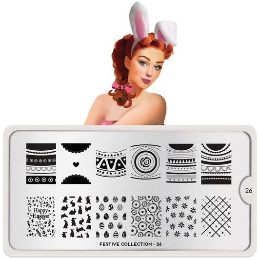 Festive 26-Stamping Nail Art Stencil-[stencil]-[manicure]-[image-plate]-MoYou London