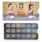 Festive 37-Stamping Nail Art Stencils-[stencil]-[manicure]-[image-plate]-MoYou London