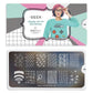 Geek 04-Stamping Nail Art Stencil-[stencil]-[manicure]-[image-plate]-MoYou London