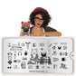 Hipster 01-Stamping Nail Art Stencil-[stencil]-[manicure]-[image-plate]-MoYou London