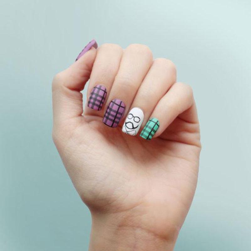 Hipster 02-Stamping Nail Art Stencil-[stencil]-[manicure]-[image-plate]-MoYou London