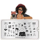 Hipster 03-Stamping Nail Art Stencil-[stencil]-[manicure]-[image-plate]-MoYou London