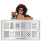 Hipster 09-Stamping Nail Art Stencil-[stencil]-[manicure]-[image-plate]-MoYou London