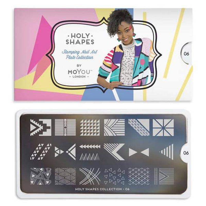 Holy Shapes 06-Stamping Nail Art Stencil-[stencil]-[manicure]-[image-plate]-MoYou London