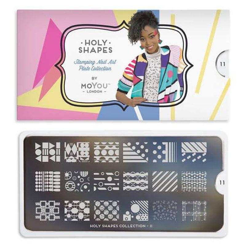 Holy Shapes 11-Stamping Nail Art Stencil-[stencil]-[manicure]-[image-plate]-MoYou London