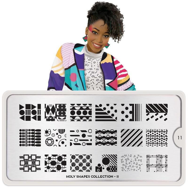 Holy Shapes 11-Stamping Nail Art Stencil-[stencil]-[manicure]-[image-plate]-MoYou London