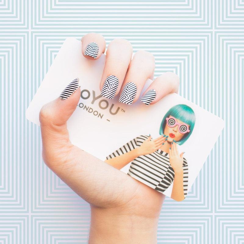 Illusion 07-Stamping Nail Art Stencil-[stencil]-[manicure]-[image-plate]-MoYou London