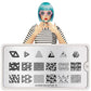 Illusion 12-Stamping Nail Art Stencil-[stencil]-[manicure]-[image-plate]-MoYou London