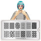 Illusion 15-Stamping Nail Art Stencil-[stencil]-[manicure]-[image-plate]-MoYou London