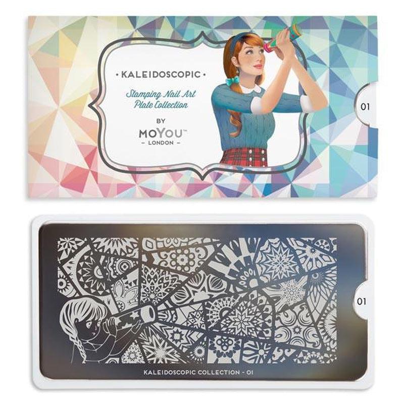 Kaleidoscope 01-Stamping Nail Art Stencil-[stencil]-[manicure]-[image-plate]-MoYou London