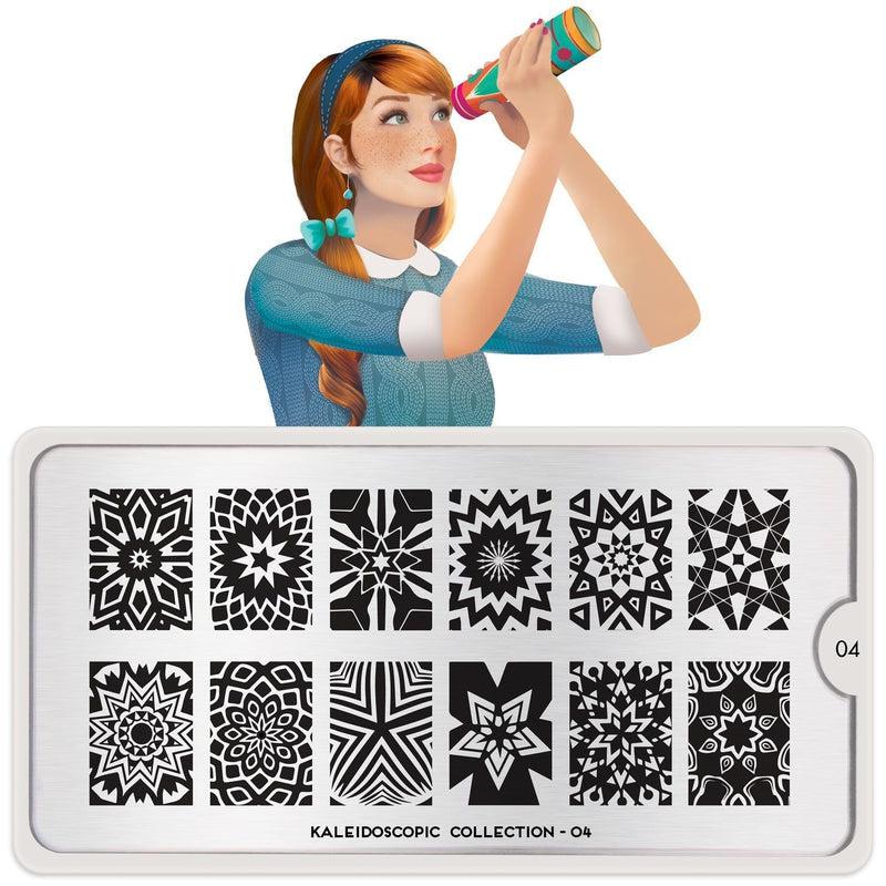 Kaleidoscope 04-Stamping Nail Art Stencil-[stencil]-[manicure]-[image-plate]-MoYou London