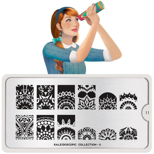 Kaleidoscope 11-Stamping Nail Art Stencil-[stencil]-[manicure]-[image-plate]-MoYou London