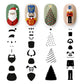Noel 13-Stamping Nail Art Plates-[stencil]-[manicure]-[image-plate]-MoYou London