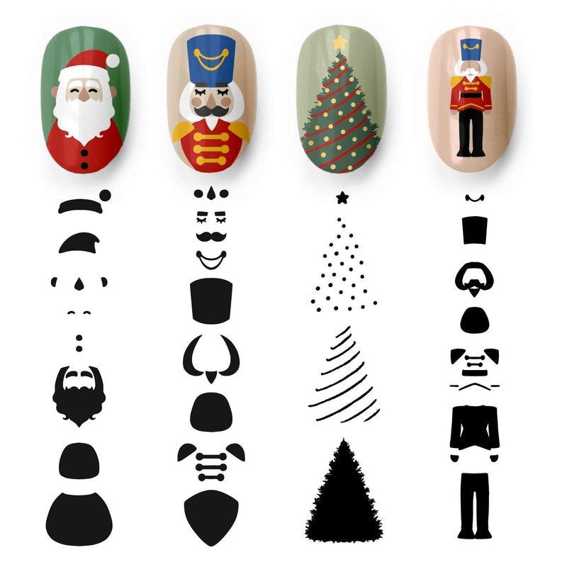Noel 13-Stamping Nail Art Plates-[stencil]-[manicure]-[image-plate]-MoYou London