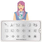 Origami 01-Stamping Nail Plates-[stencil]-[manicure]-[image-plate]-MoYou London