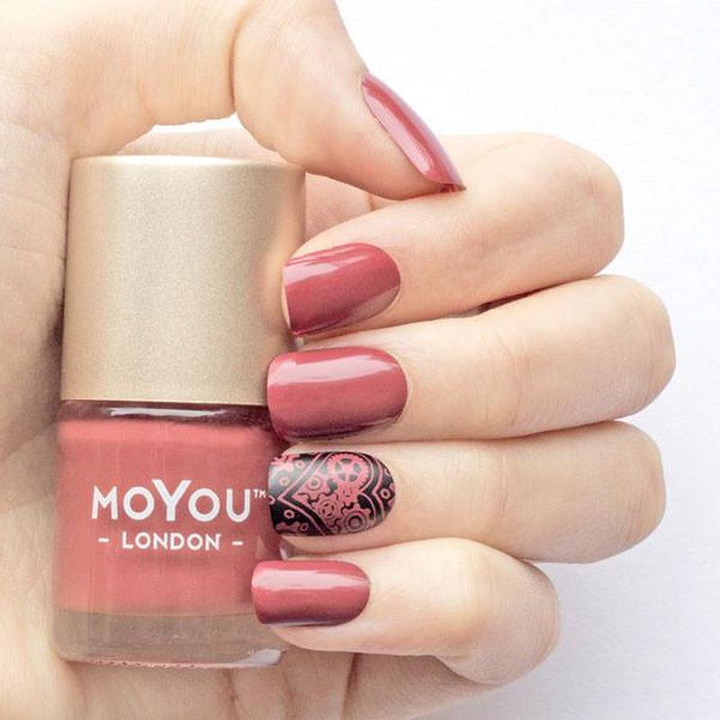 Premium Nail Polish - Maroon-Stamping Nail Art Polish-[Stamping]-[dry-fast]-[long-lasting]-MoYou London