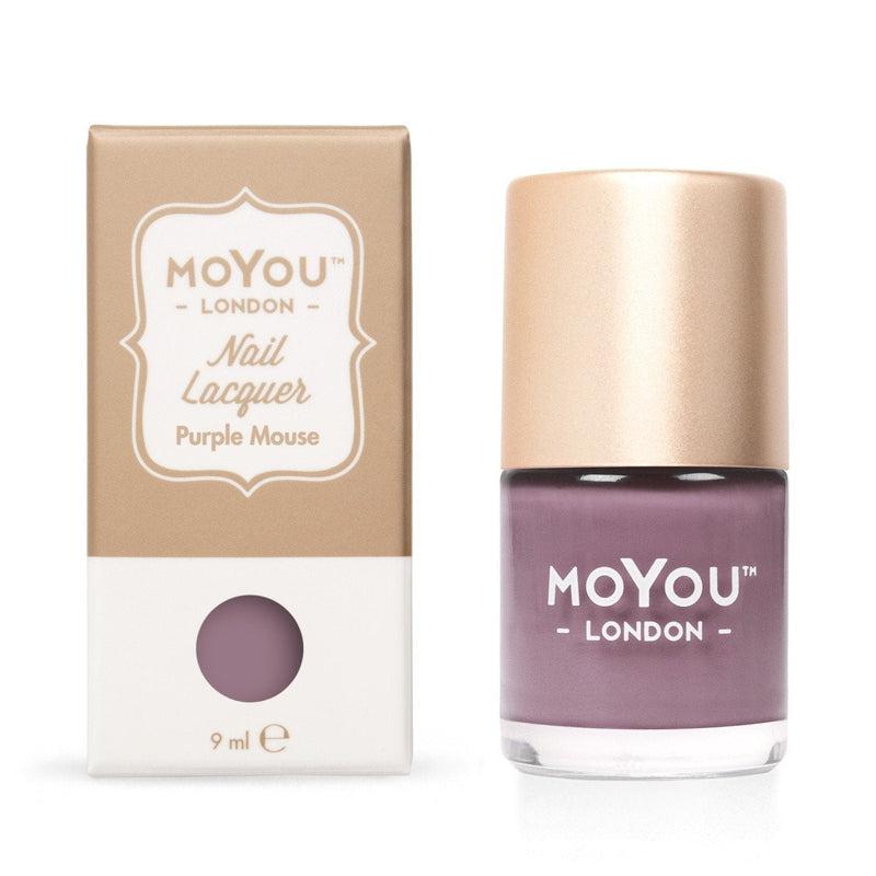 Premium Nail Polish - Purple Mouse-Stamping Nail Art Polish-[Stamping]-[dry-fast]-[long-lasting]-MoYou London
