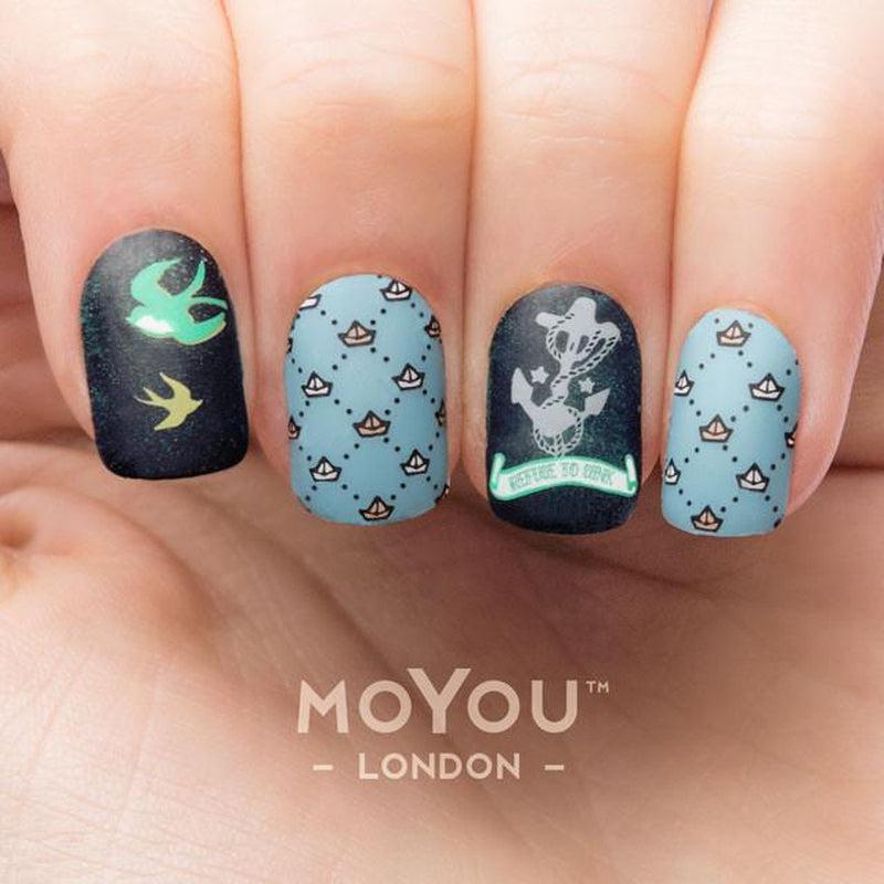 Sailor 13-Stamping Nail Art Stencil-[stencil]-[manicure]-[image-plate]-MoYou London