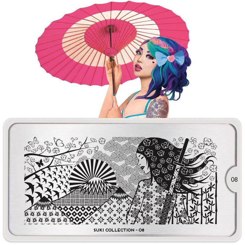 Suki 08-Stamping Nail Art Stencil-[stencil]-[manicure]-[image-plate]-MoYou London