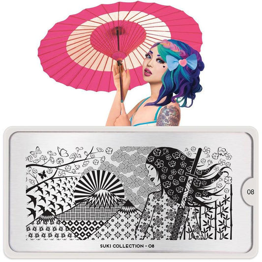 Suki 08-Stamping Nail Art Stencil-[stencil]-[manicure]-[image-plate]-MoYou London