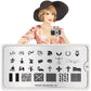 Tourist 04-Nail Art Stencils-[stencil]-[manicure]-[image-plate]-MoYou London